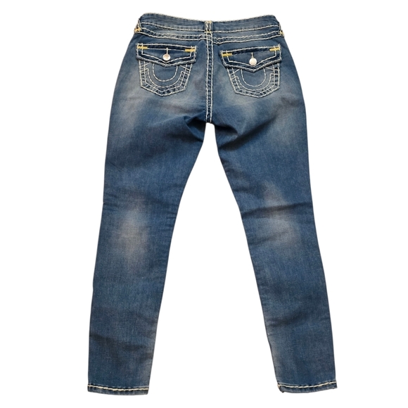 True Religion Ricky Super T Jeans 30 Flap Pocket Thick Stitch Y2K Denim - Picture 10 of 12